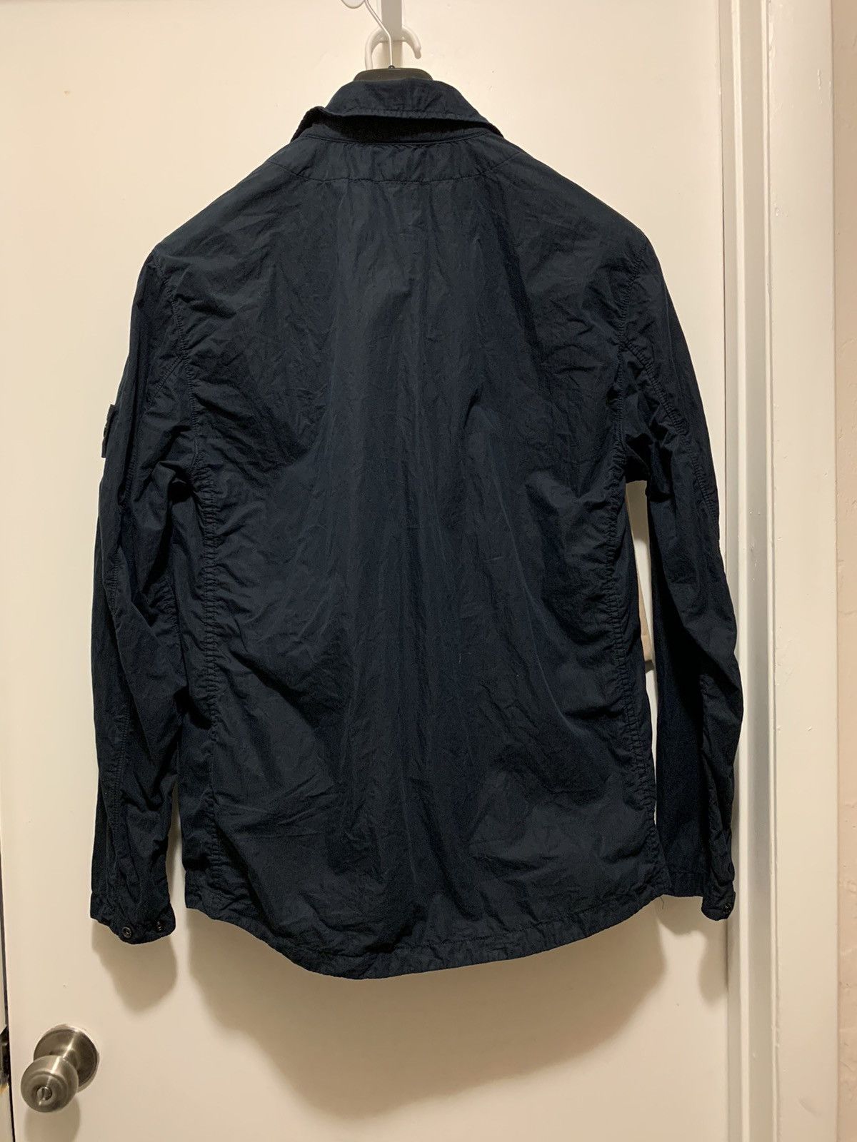 Stone Island Stone Island Ghost Piece Zip Overshirt Navy 7015103F2.V0020 Grailed