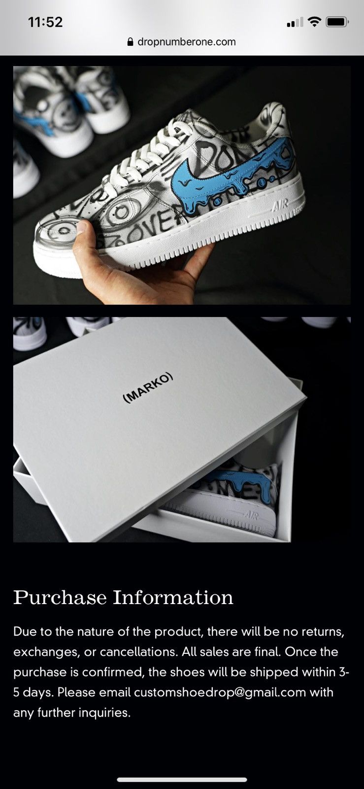 Nike Marko Terzo Custom Air Force 1 Grailed