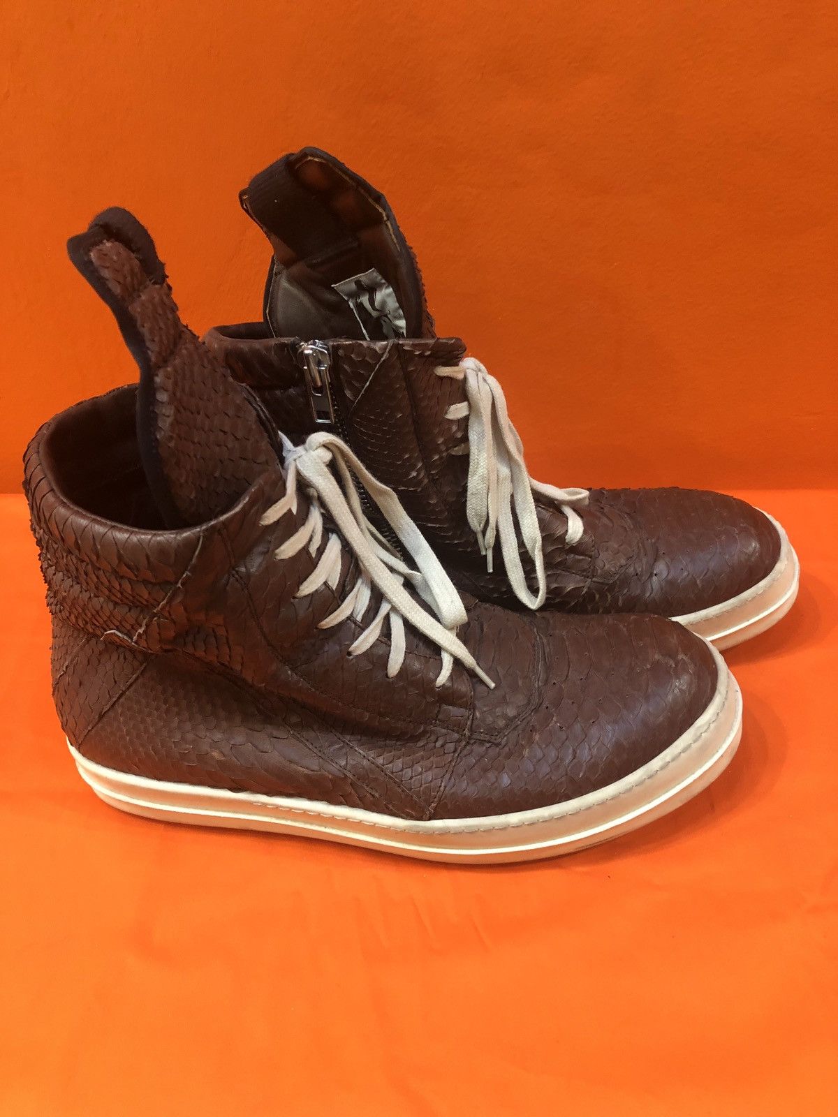 Rick Owens Python Geobasket | Grailed