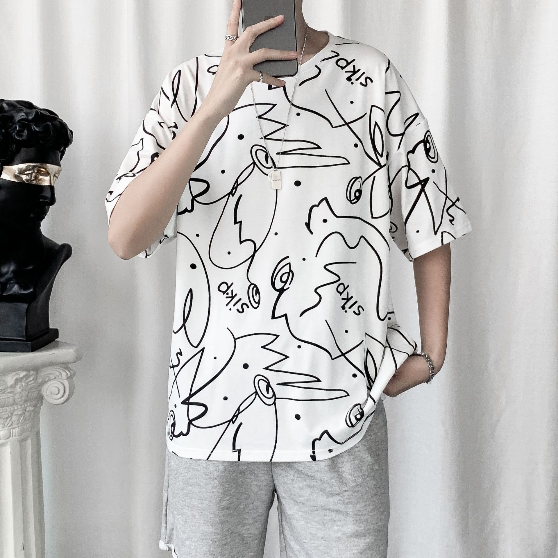 Off-White White Graffiti T-Shirt