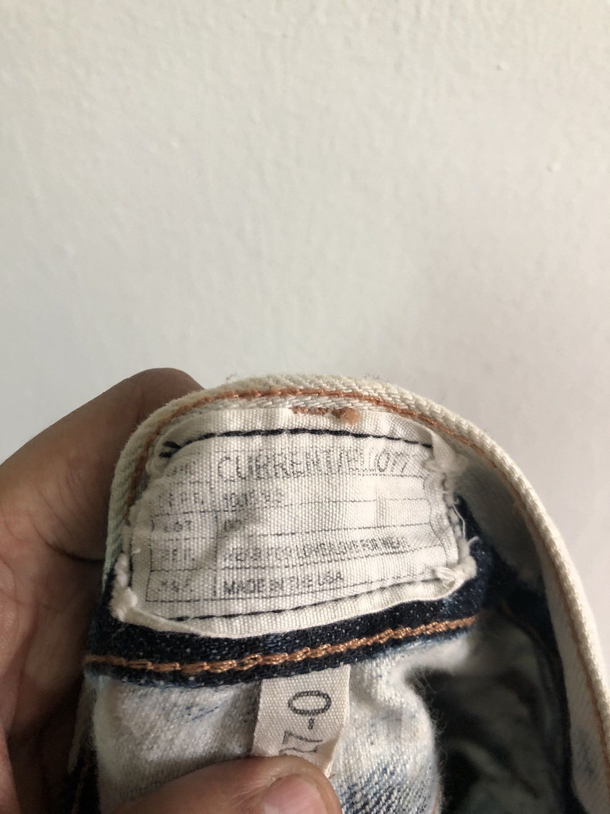 Current/Elliot CURRENT ELLIOT Denim Jeans Acid Wash Size US 31 - 4 Thumbnail