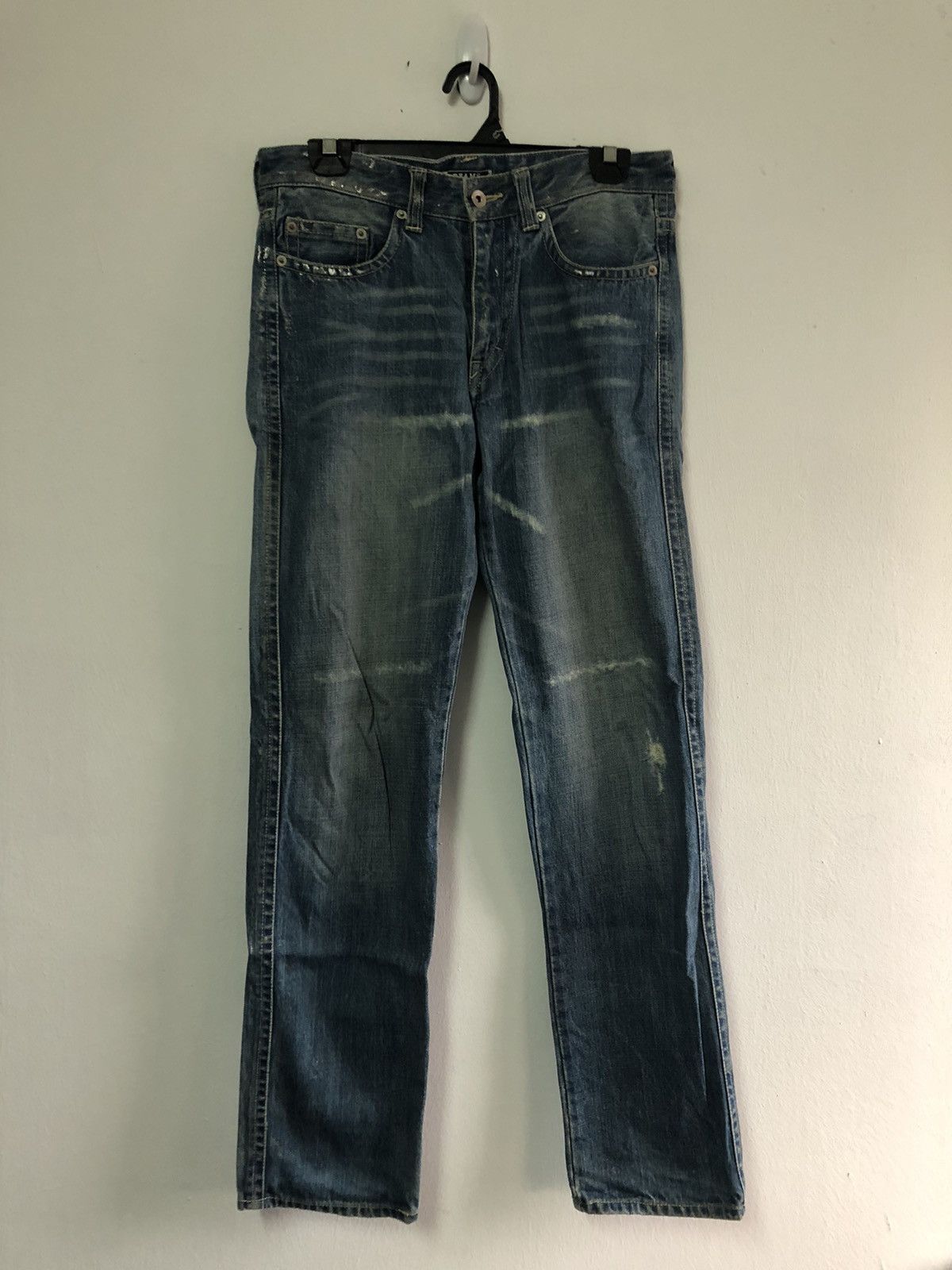 Beams Plus × Japanese Brand BEAMS Denim Jeans with Silver Paint Size US 30 / EU 46 - 1 Thumbnail