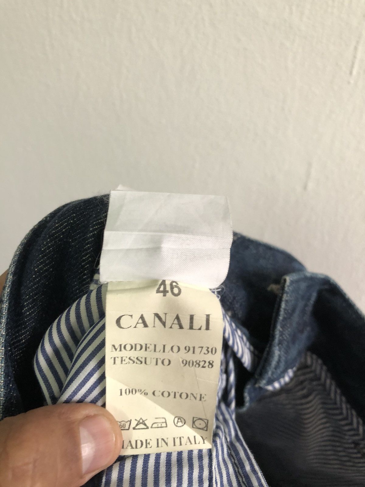 Canali × Designer CANALI Denim Jeans Size US 30 / EU 46 - 7 Thumbnail
