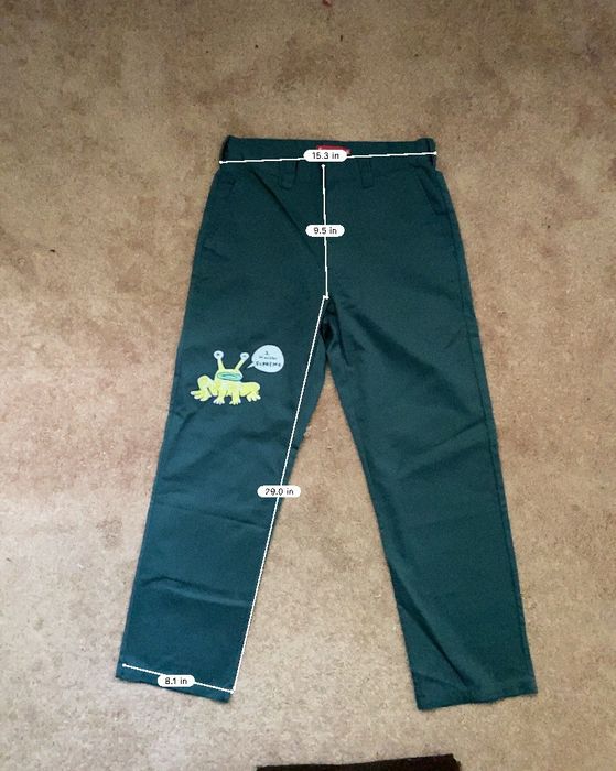 Supreme Daniel Johnston Embroidered Work Pants | Grailed