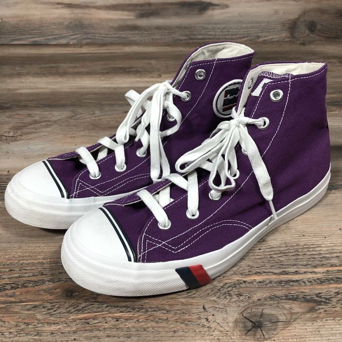 Pro Keds Purple PRO KEDS High Top Converse Chuck Taylor Style | Grailed