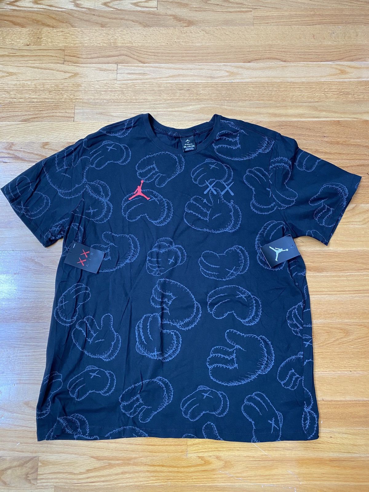 Kaws jordan hot sale shirt