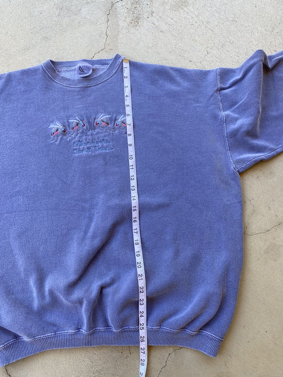 Vintage Swat Team Mosquitos Vintage 90s Purple Crewneck Sz XXL Size US XXL / EU 58 / 5 - 6 Thumbnail