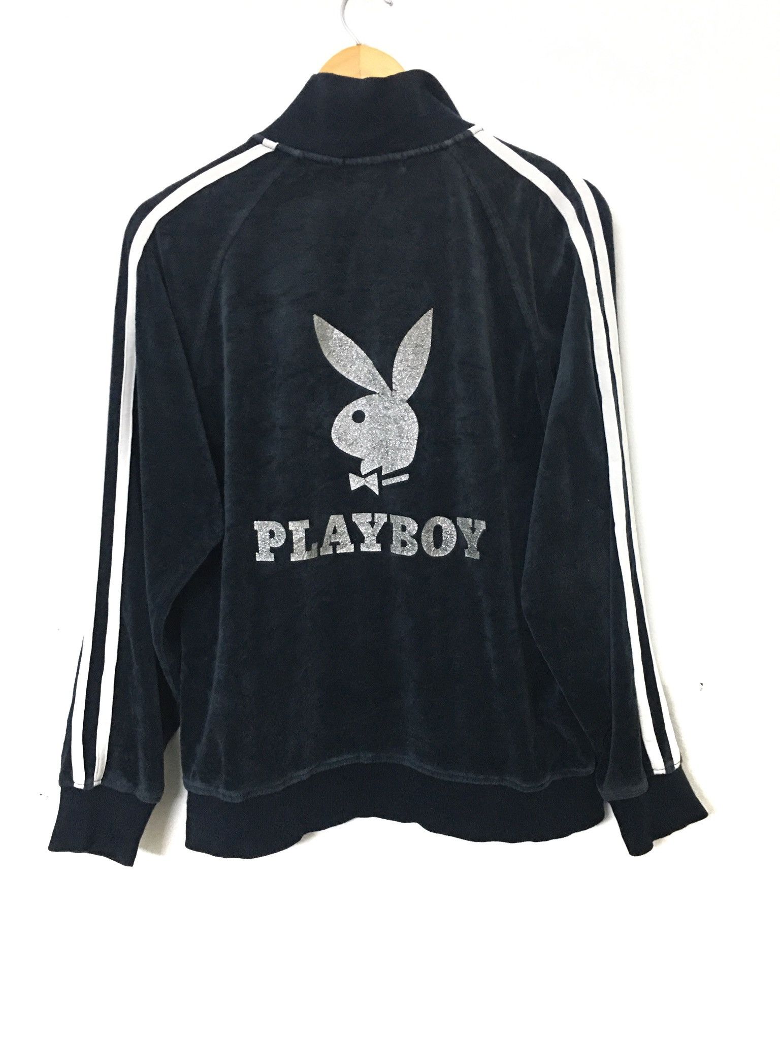 Playboy Rare playboy glitter big logo spellout track jacket Size US L / EU 52-54 / 3 - 1 Thumbnail