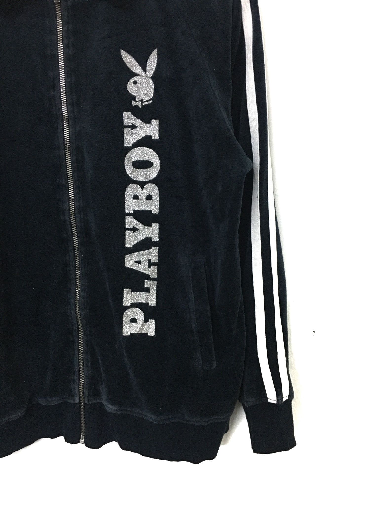 Playboy Rare playboy glitter big logo spellout track jacket Size US L / EU 52-54 / 3 - 3 Thumbnail