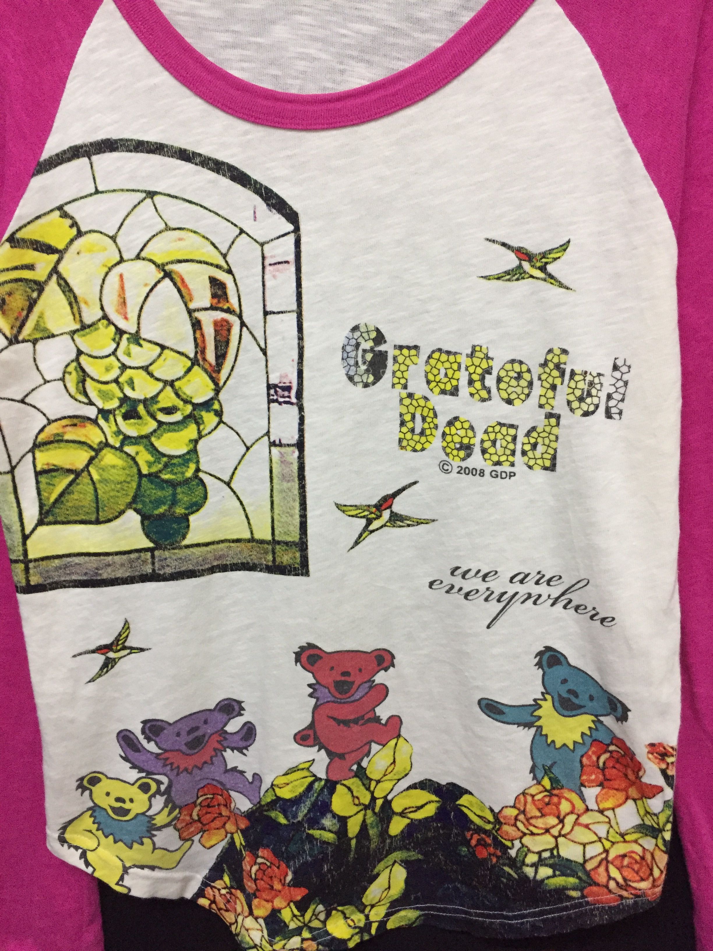 Band Tees 2008 Grateful dead raglan shirt Size US S / EU 44-46 / 1 - 5 Thumbnail