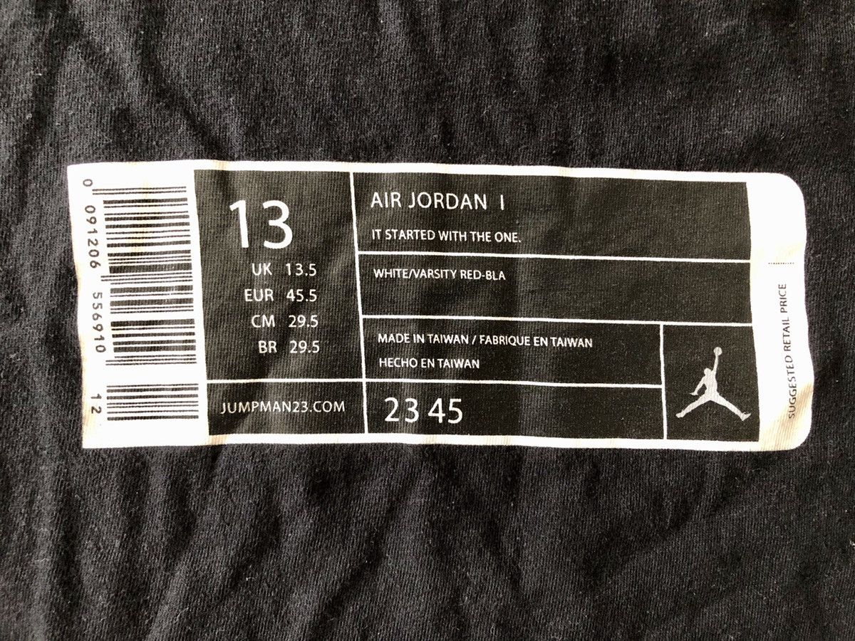 Jordan Brand Jordan Brand Box Label “It All Starter With The One” T-Shirt Size US S / EU 44-46 / 1 - 3 Thumbnail