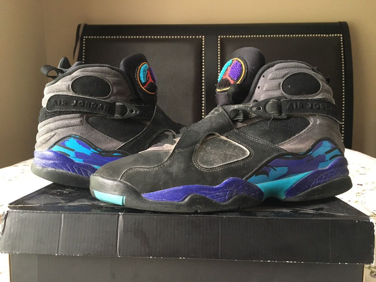 Jordan Brand Sneakers Streetwear Air Jordan Aqua 8 2015 Kanye West Style READ DESCRIPTION Grailed