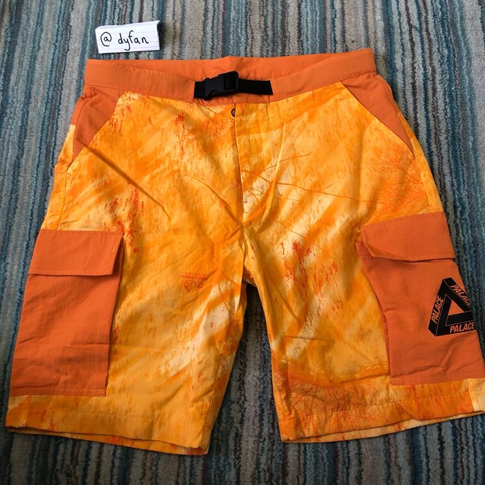 Palace Asymetric Real Tree Shell Shorts | Grailed