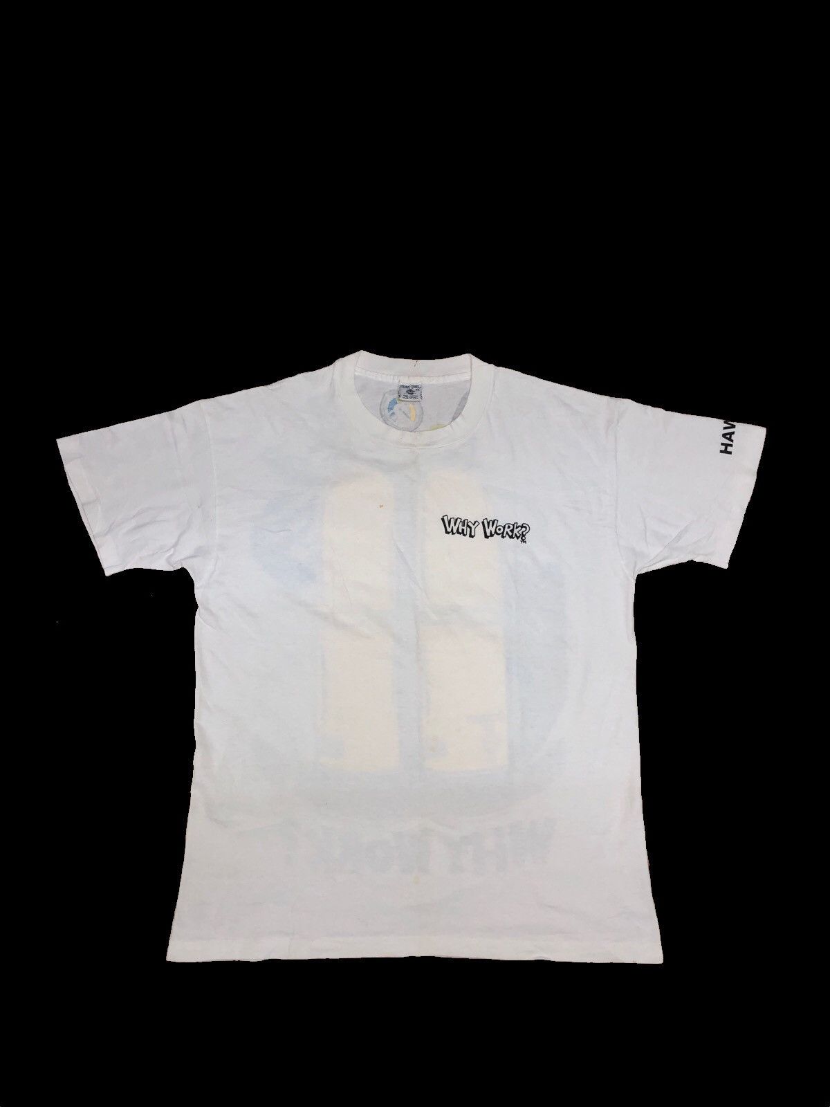Vintage Vintage 90s Street Buzz Property Of Dive Inc Why Work shirts Size US XL / EU 56 / 4 - 2 Thumbnail
