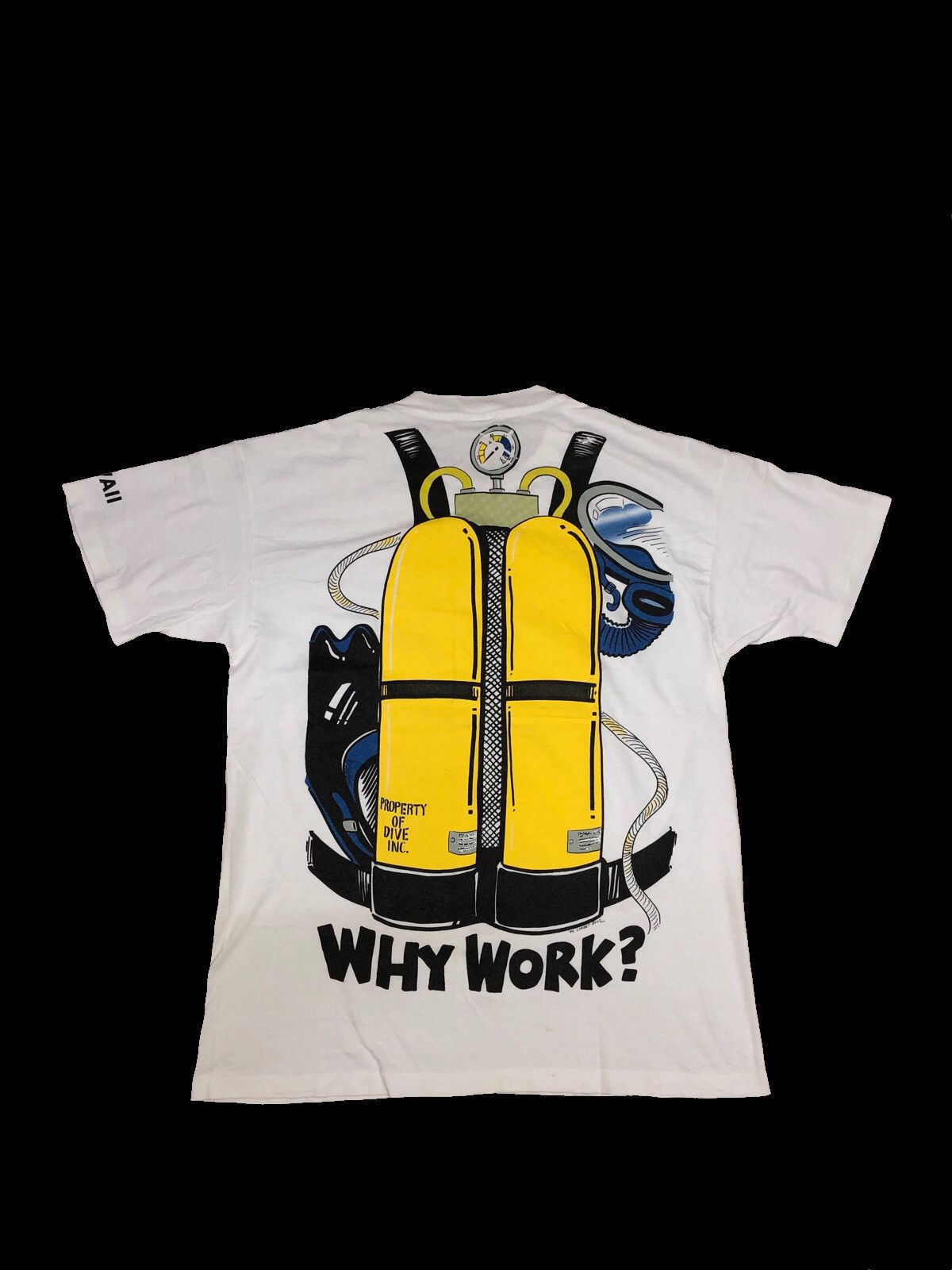 Vintage Vintage 90s Street Buzz Property Of Dive Inc Why Work shirts Size US XL / EU 56 / 4 - 1 Thumbnail