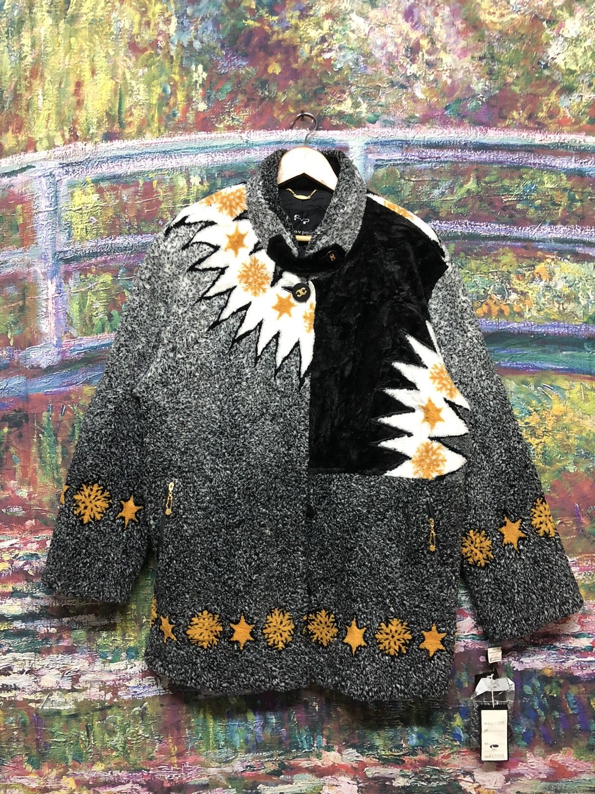 stars Rare Vintage Franca V Paolani Button Down Aztec
