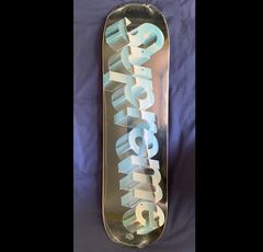 Supreme Chrome Logo Skateboard Deck | Grailed