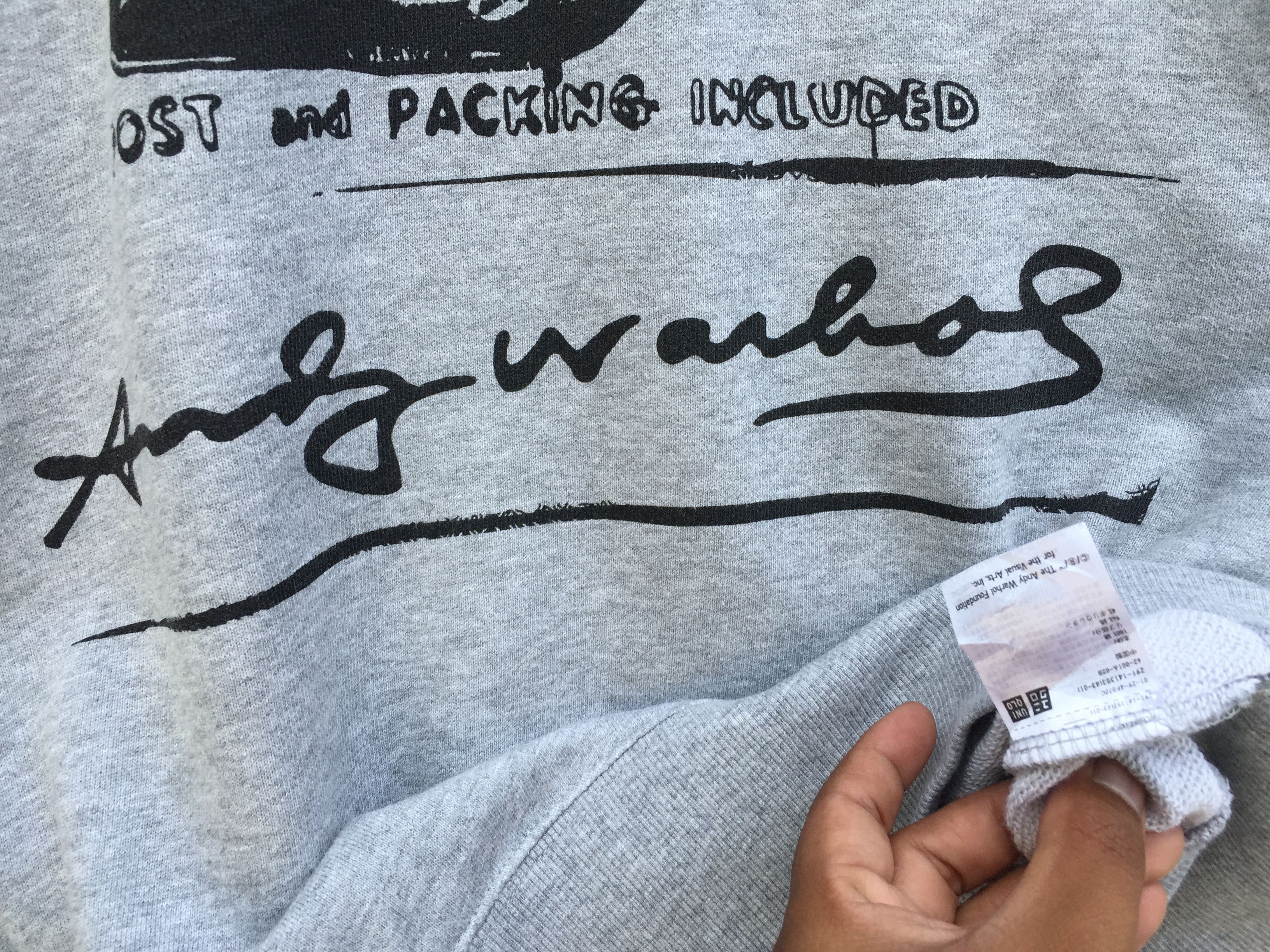 Andy Warhol × Uniqlo Andy Warhol Sweatshirt by SPRZNY Size US M / EU 48-50 / 2 - 7 Thumbnail