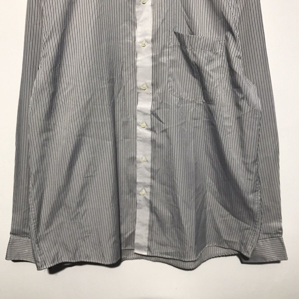 Dolce & Gabbana Dolce and Gabbana long sleeve shirt linen stripe Size US XXL / EU 58 / 5 - 4 Thumbnail