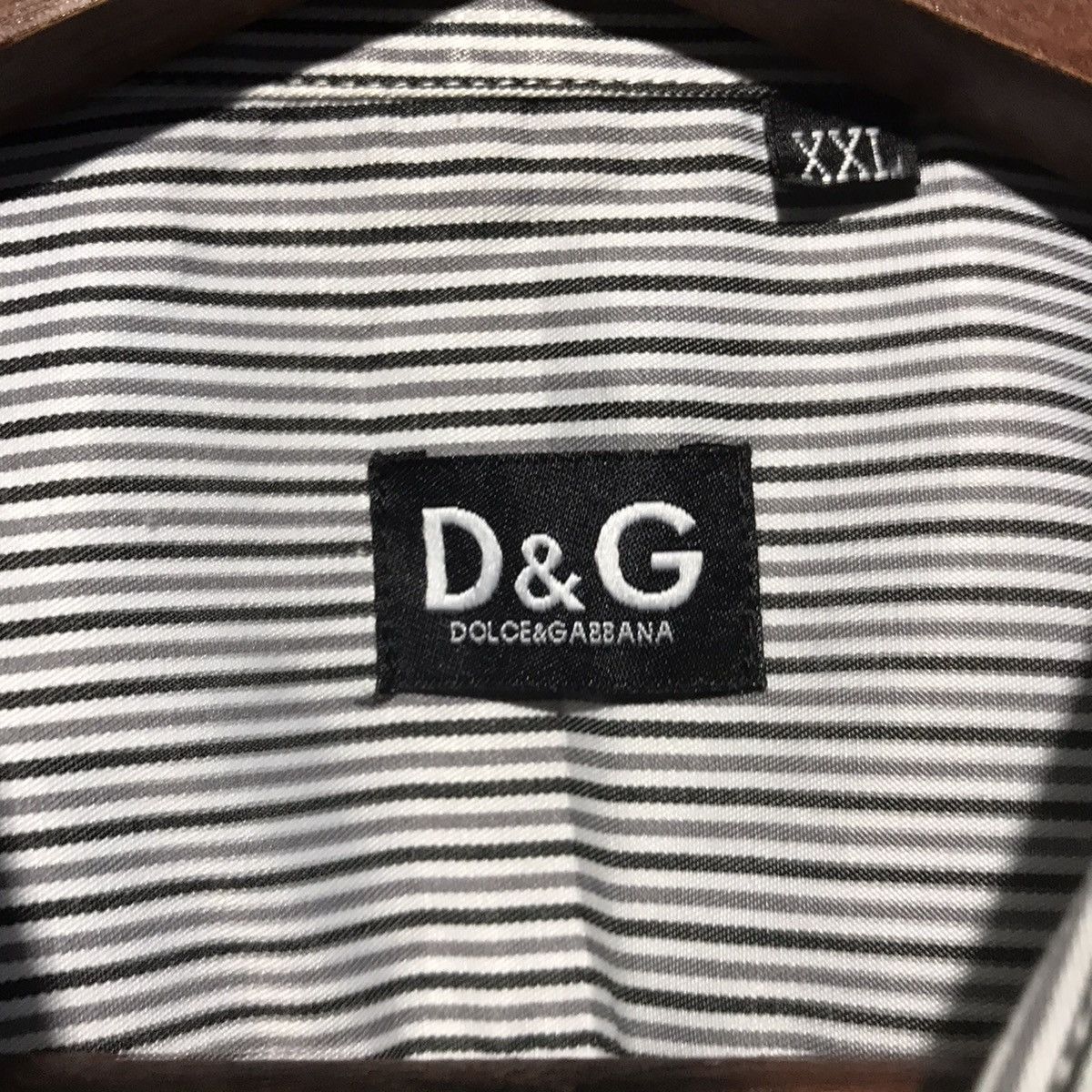 Dolce & Gabbana Dolce and Gabbana long sleeve shirt linen stripe Size US XXL / EU 58 / 5 - 5 Thumbnail