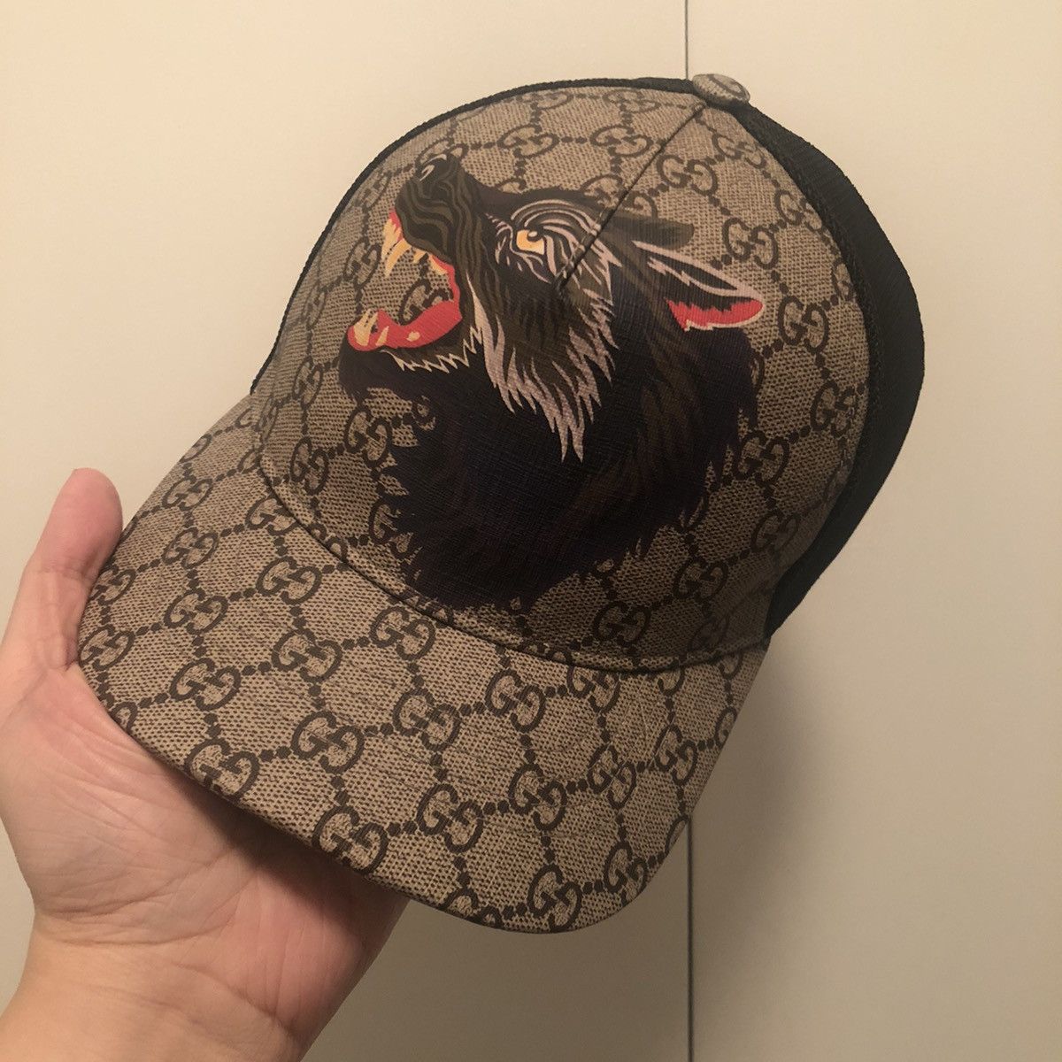 GG Supreme wolf baseball hat