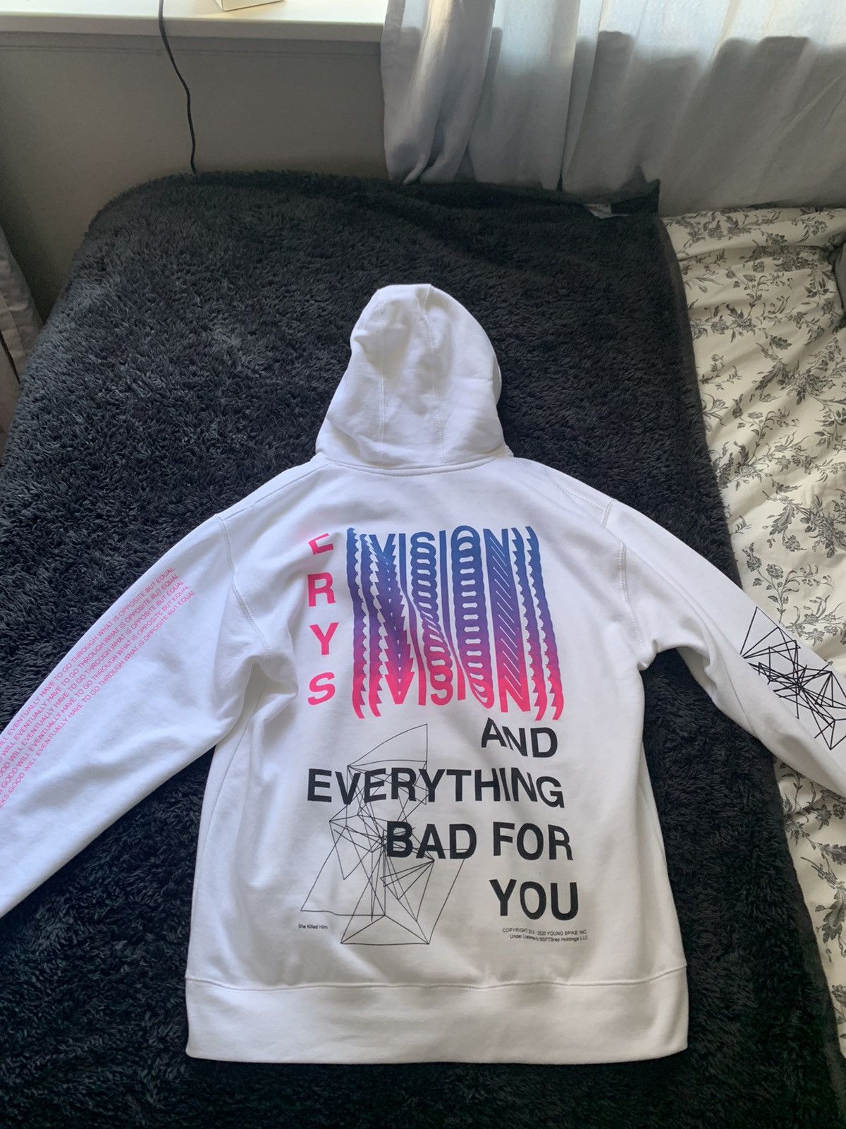 Syre white hoodie sale