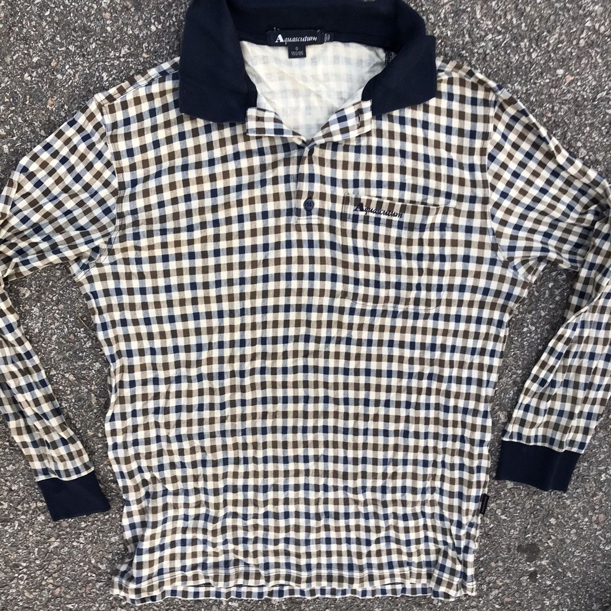 Aquascutum × Vintage Nova check plaid monogram small Size US S / EU 44-46 / 1 - 1 Thumbnail