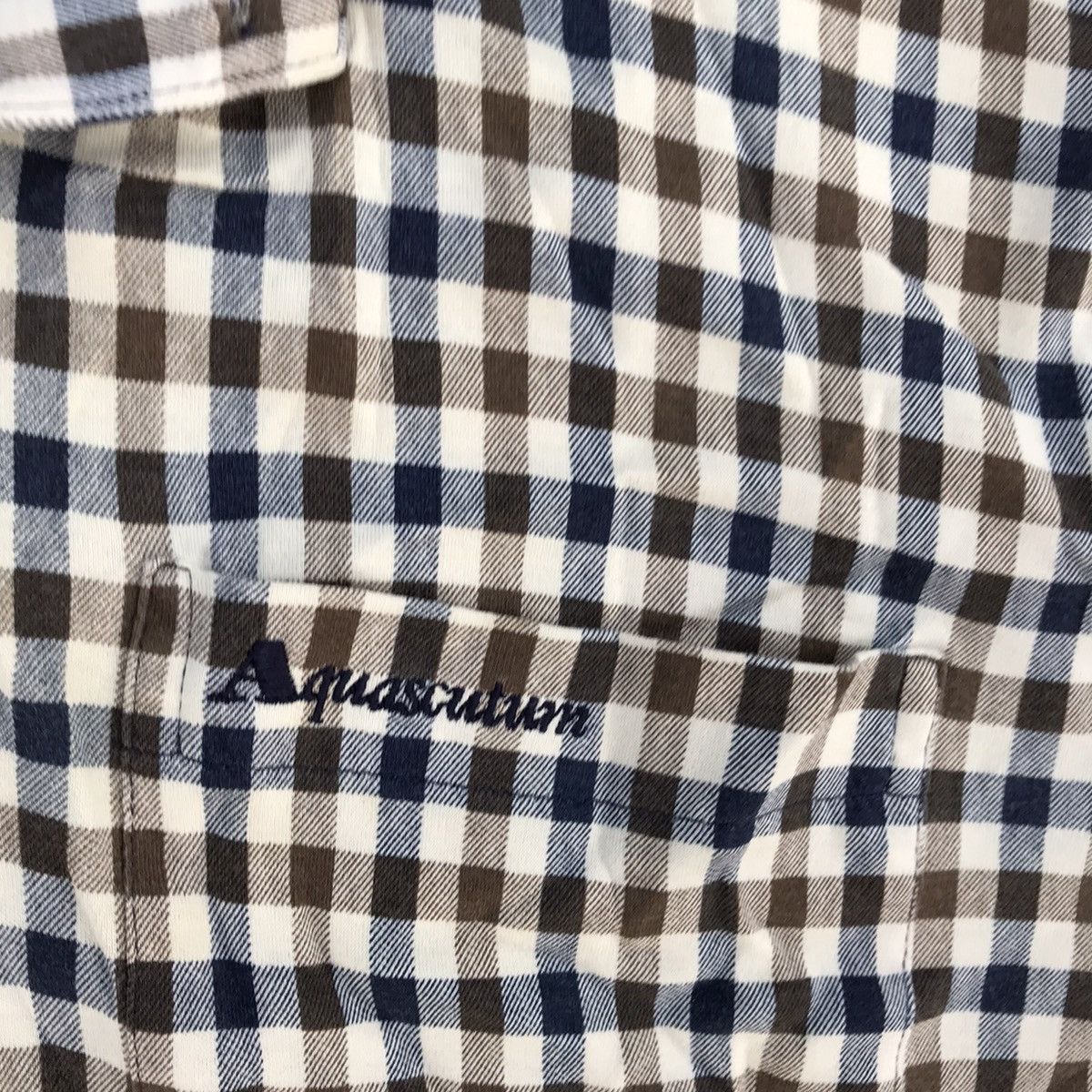Aquascutum × Vintage Nova check plaid monogram small Size US S / EU 44-46 / 1 - 3 Thumbnail