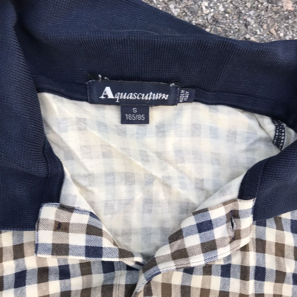 Aquascutum × Vintage Nova check plaid monogram small Size US S / EU 44-46 / 1 - 2 Thumbnail