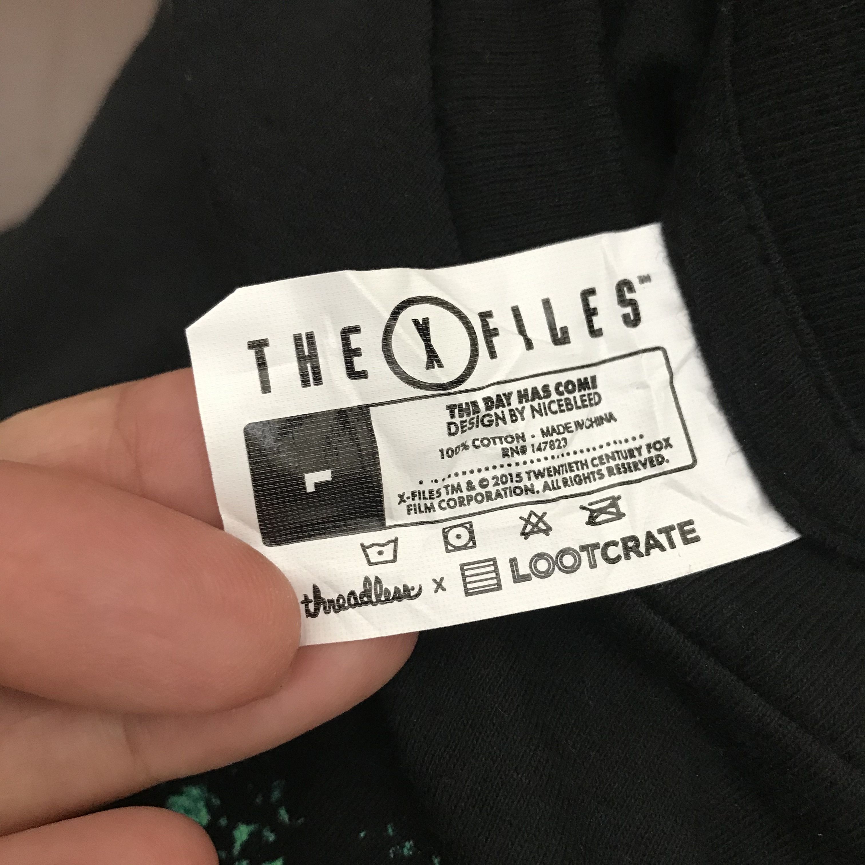 Vintage The X-FILES Horror Movie Promo Tee Size US L / EU 52-54 / 3 - 5 Thumbnail