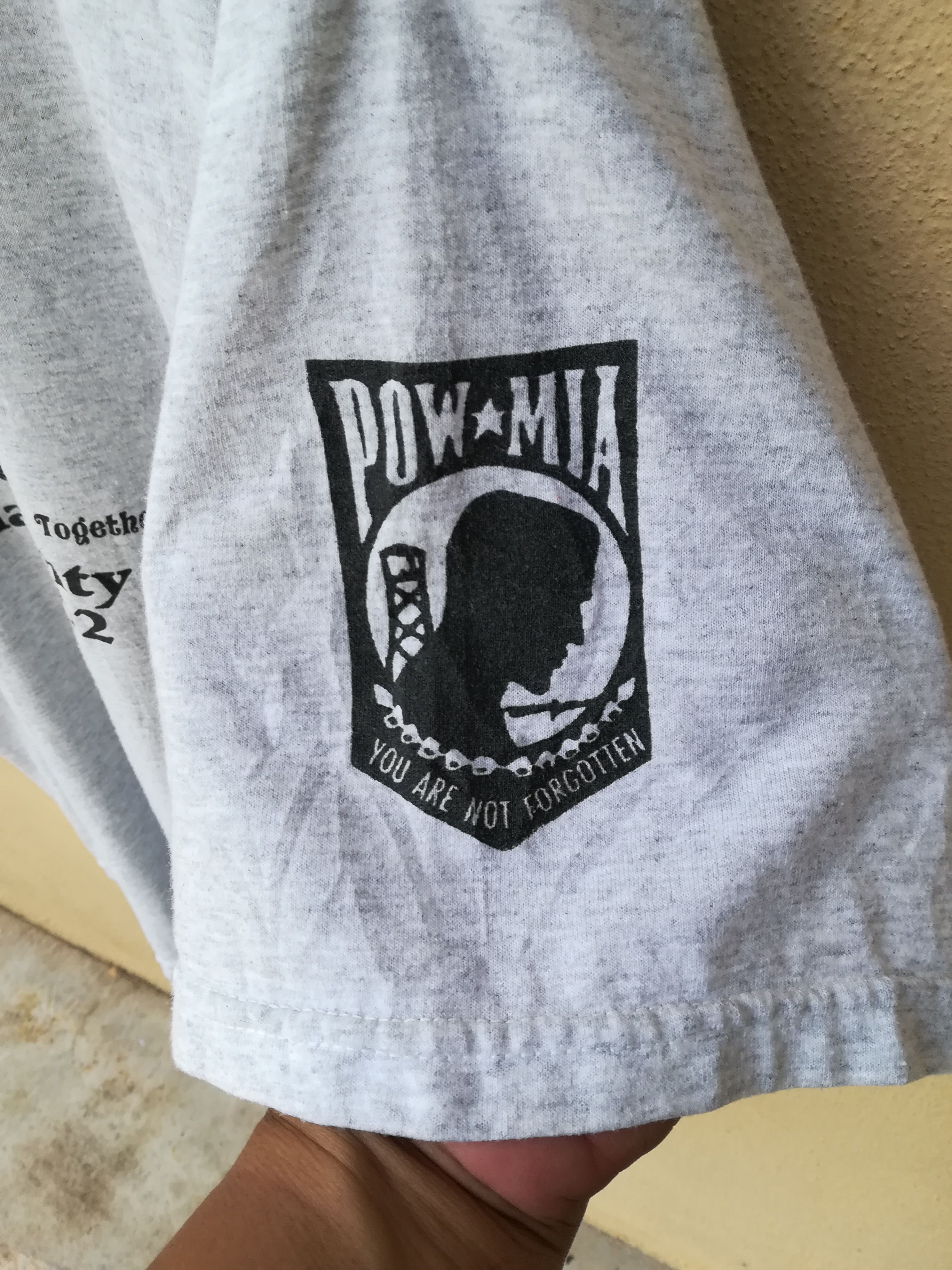 Vintage Vintage Vietnam Veterans of America POW MIA Tee Size US XXL / EU 58 / 5 - 3 Thumbnail