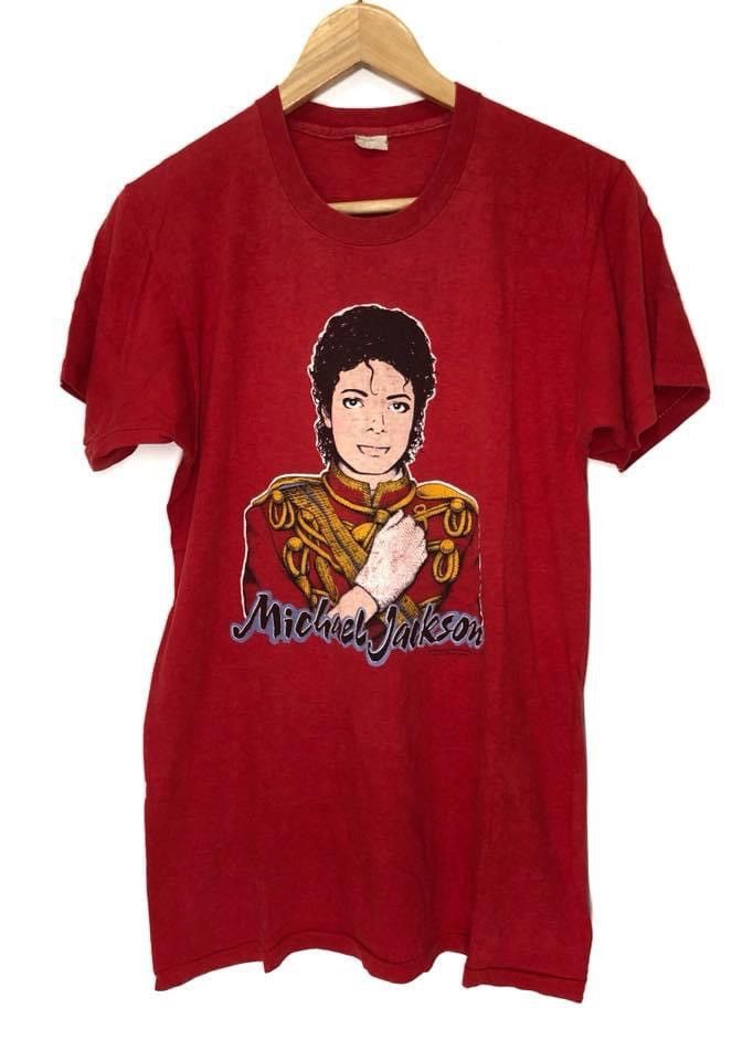 Band Tees Vtg 1984 Michael Jackson Victory Tour Sparkly Glove Shirts Size US S / EU 44-46 / 1 - 1 Thumbnail