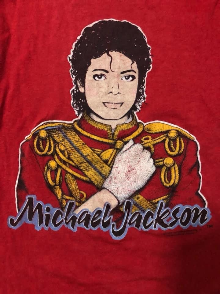 Band Tees Vtg 1984 Michael Jackson Victory Tour Sparkly Glove Shirts Size US S / EU 44-46 / 1 - 2 Thumbnail