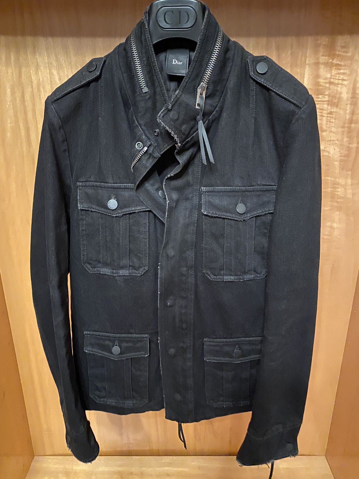 Dior Homme by Hedi Slimane Military Blouson Vest