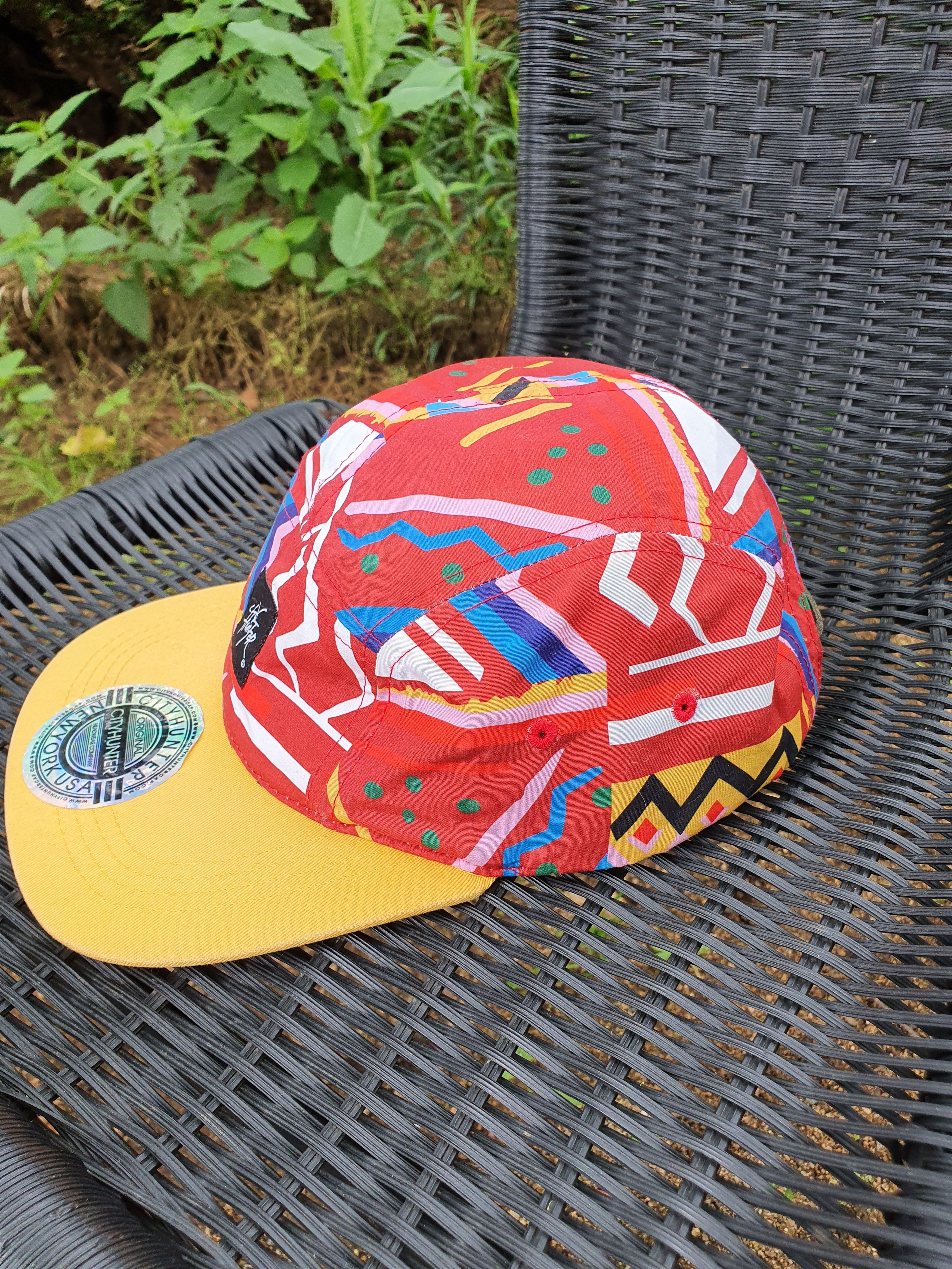 City Hunter City Hunter New York State USA NYC 5panel strapback Hat Size ONE SIZE - 4 Thumbnail