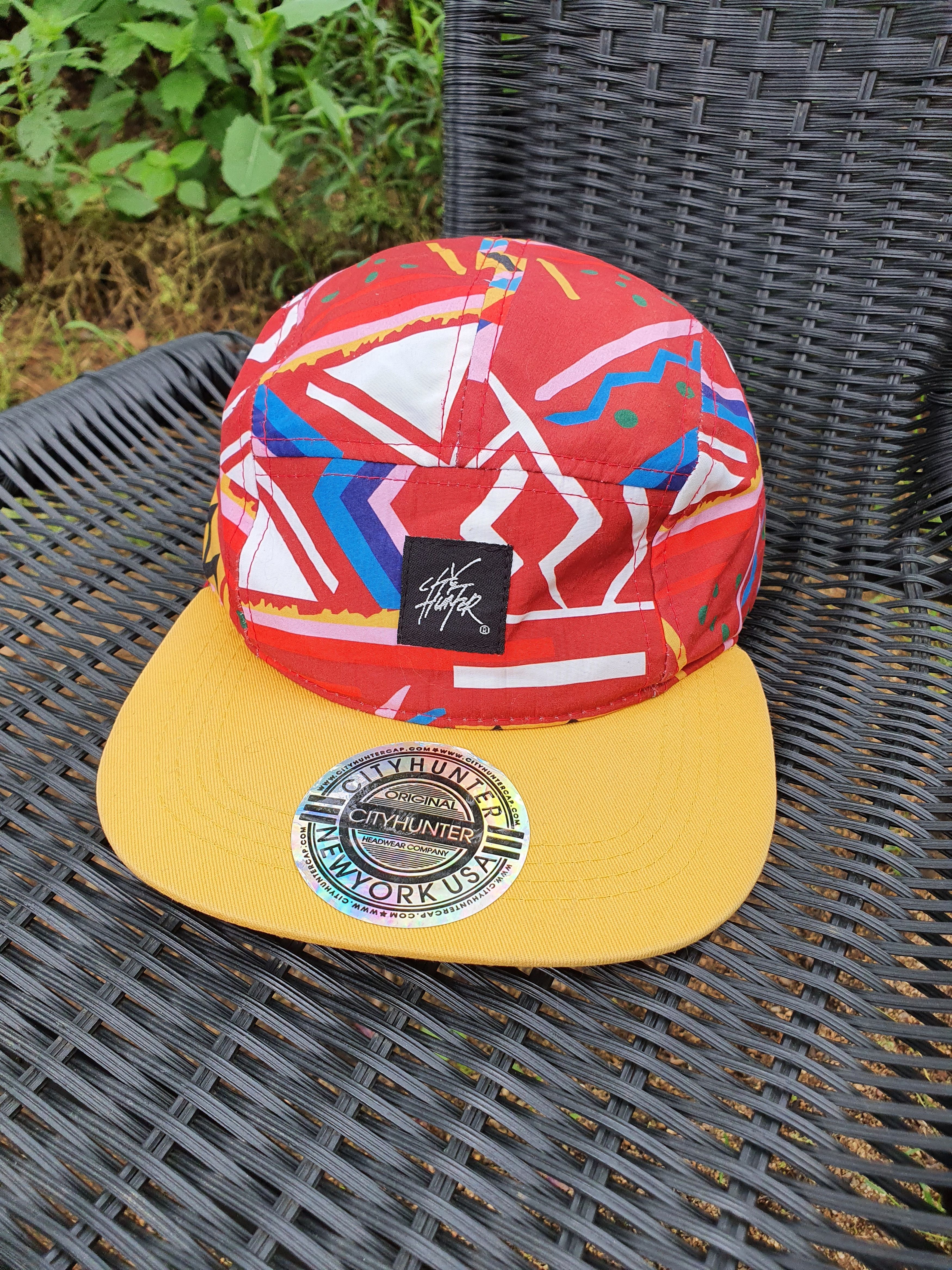 City Hunter City Hunter New York State USA NYC 5panel strapback Hat Size ONE SIZE - 2 Thumbnail