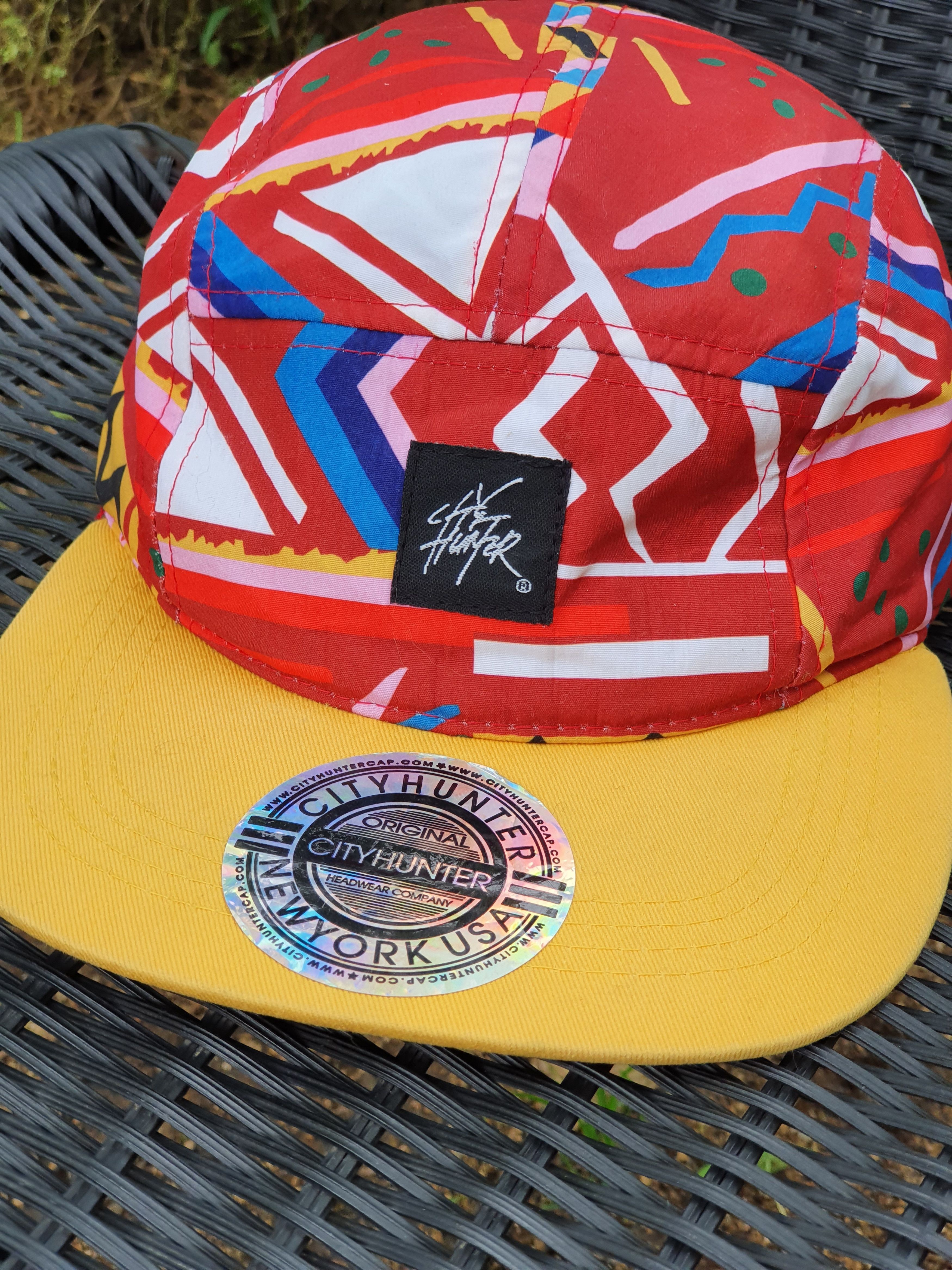 City Hunter City Hunter New York State USA NYC 5panel strapback Hat Size ONE SIZE - 1 Thumbnail