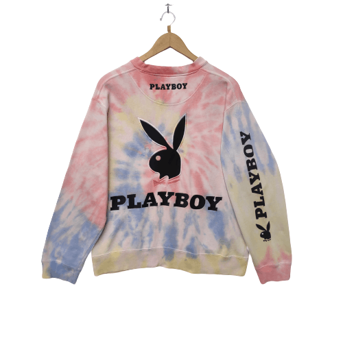 Playboy × Vintage Custom Tie Dye Vtg Playboy Big Logo Medium Size Colourful Size US M / EU 48-50 / 2 - 1 Thumbnail