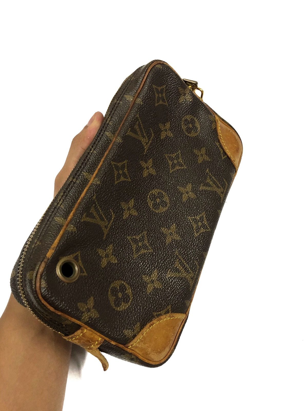 Louis Vuitton Vintage LV Monogram Canvas Marly Dragonne PM Clutch Bag Size ONE SIZE - 3 Thumbnail