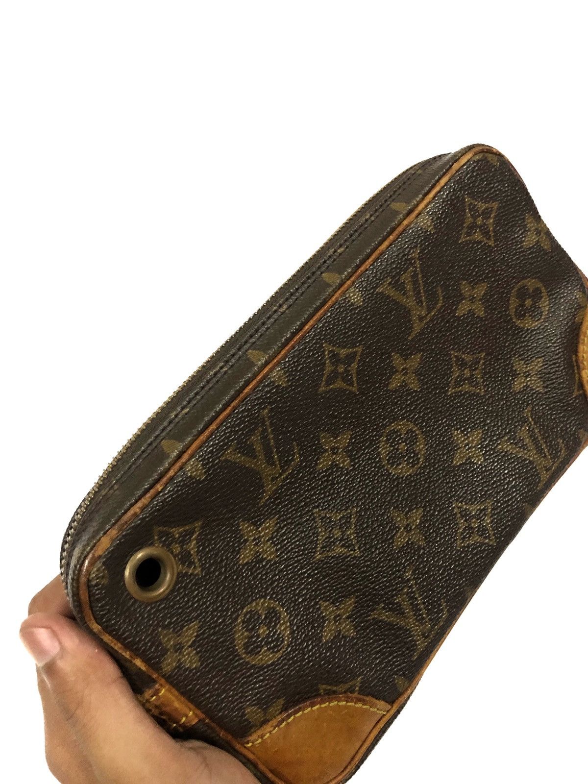 Louis Vuitton Vintage LV Monogram Canvas Marly Dragonne PM Clutch Bag Size ONE SIZE - 4 Thumbnail