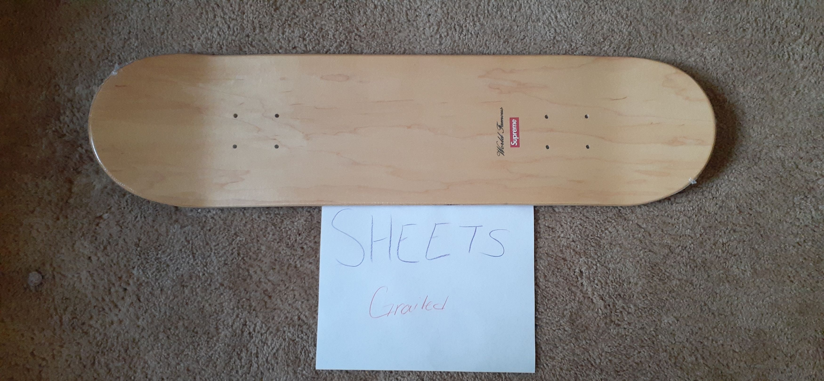 Supreme flags deck sales