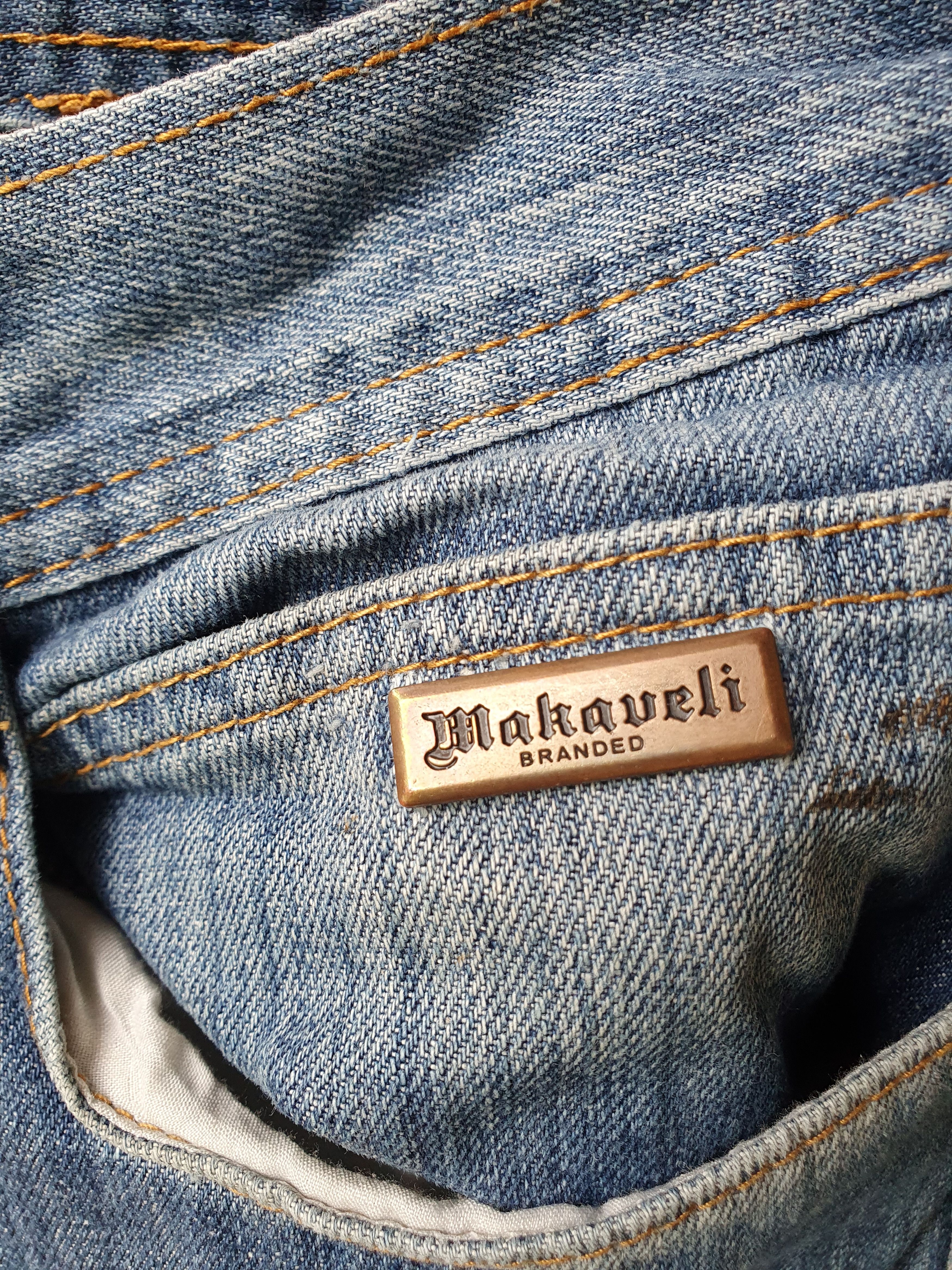 Makaveli × Vintage MAKAVELI BRANDED TUPAC Denim Shorts 90's Hip Hop.sz 34 Size US 34 / EU 50 - 11 Thumbnail