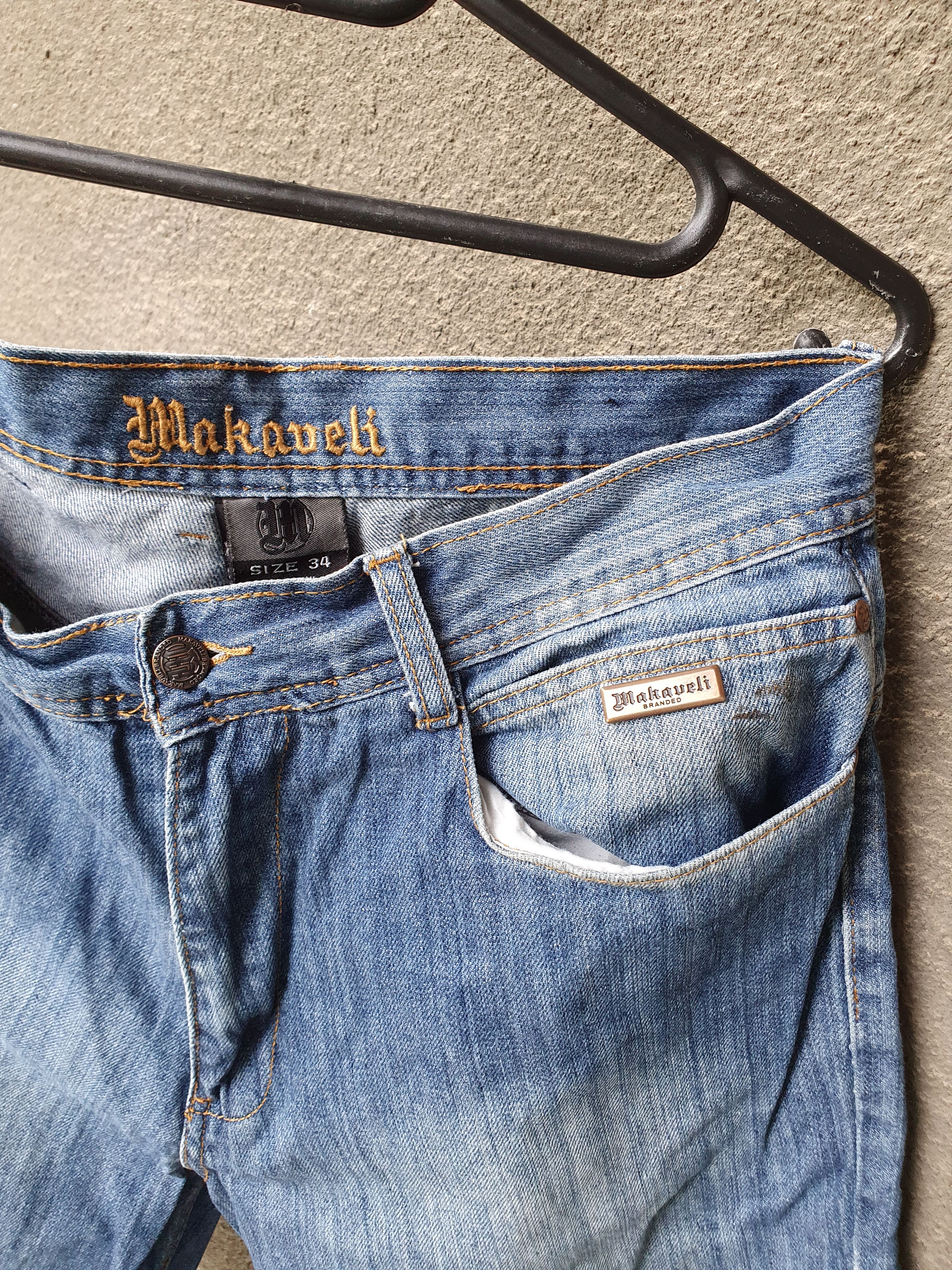 Makaveli × Vintage MAKAVELI BRANDED TUPAC Denim Shorts 90's Hip Hop.sz 34 Size US 34 / EU 50 - 10 Thumbnail
