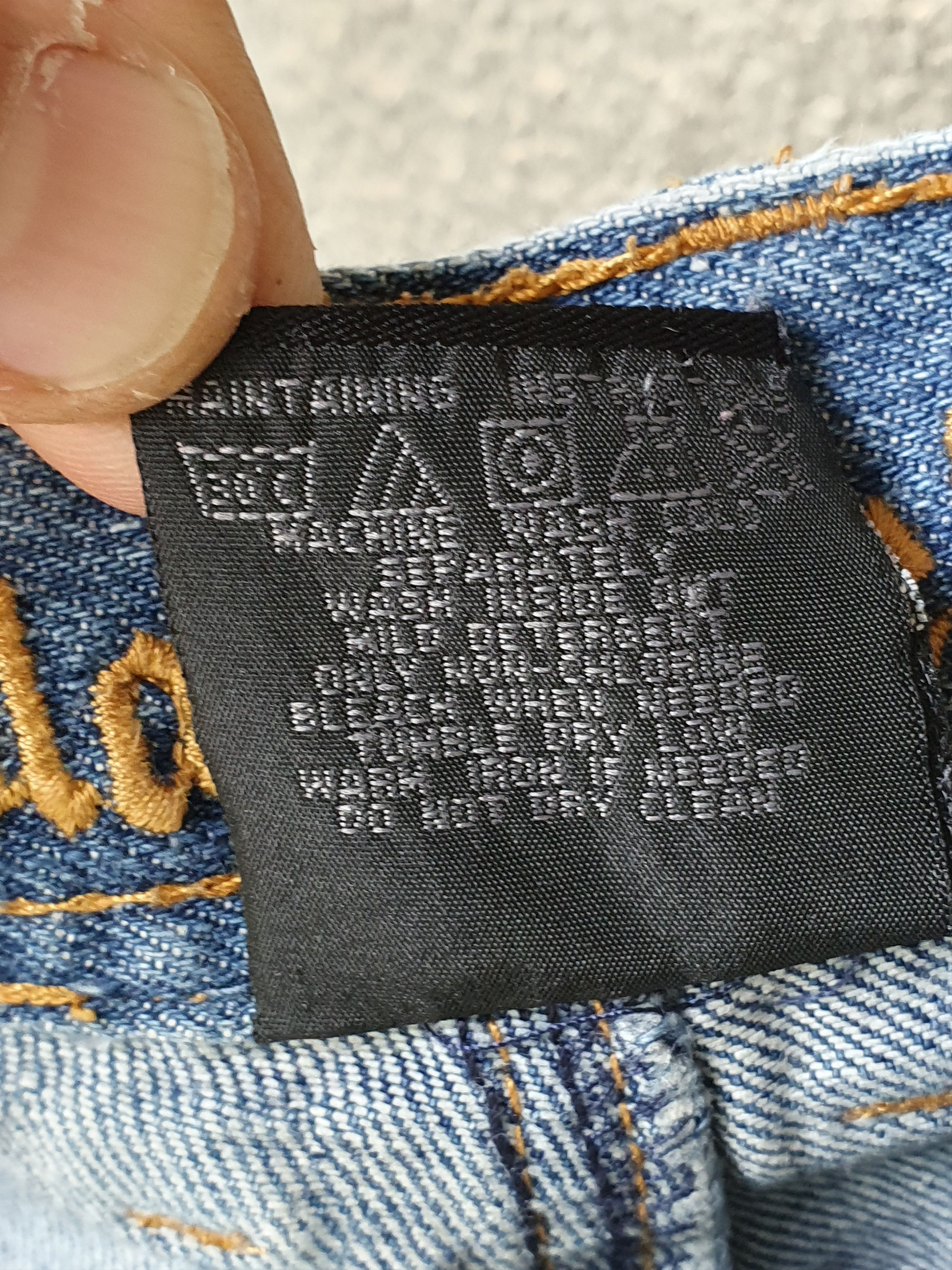 Makaveli × Vintage MAKAVELI BRANDED TUPAC Denim Shorts 90's Hip Hop.sz 34 Size US 34 / EU 50 - 8 Thumbnail