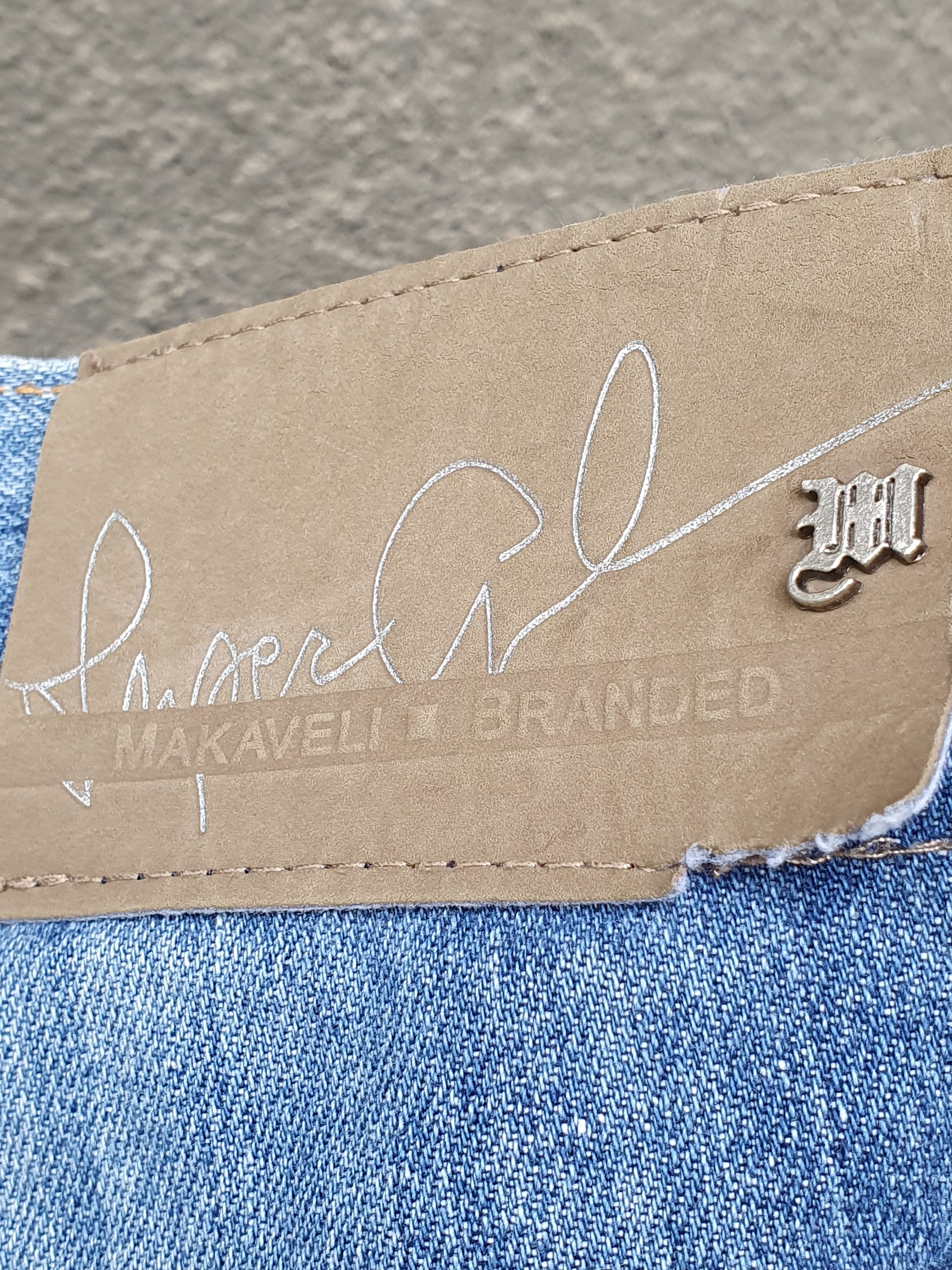 Makaveli × Vintage MAKAVELI BRANDED TUPAC Denim Shorts 90's Hip Hop.sz 34 Size US 34 / EU 50 - 13 Thumbnail