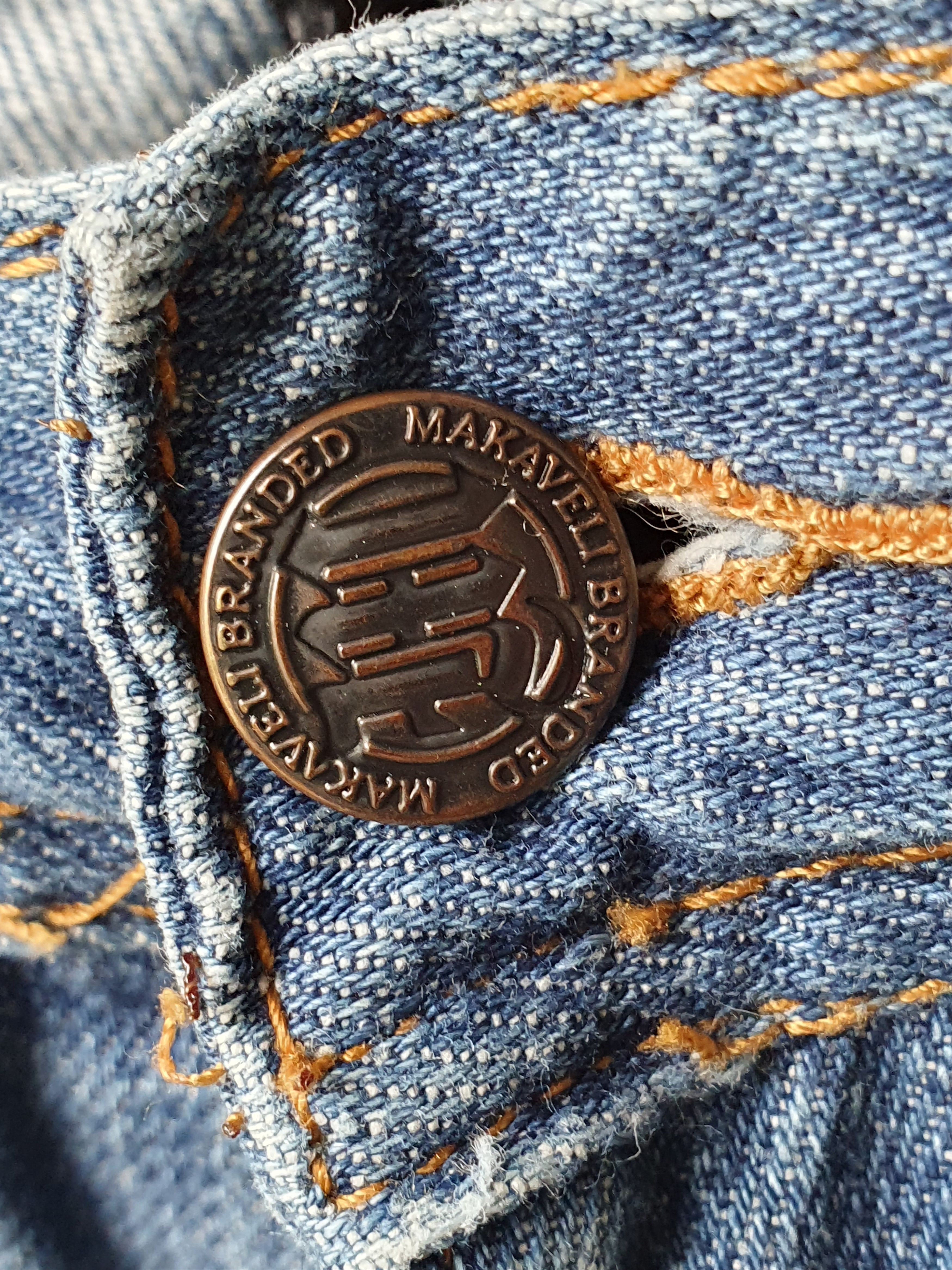 Makaveli × Vintage MAKAVELI BRANDED TUPAC Denim Shorts 90's Hip Hop.sz 34 Size US 34 / EU 50 - 6 Thumbnail