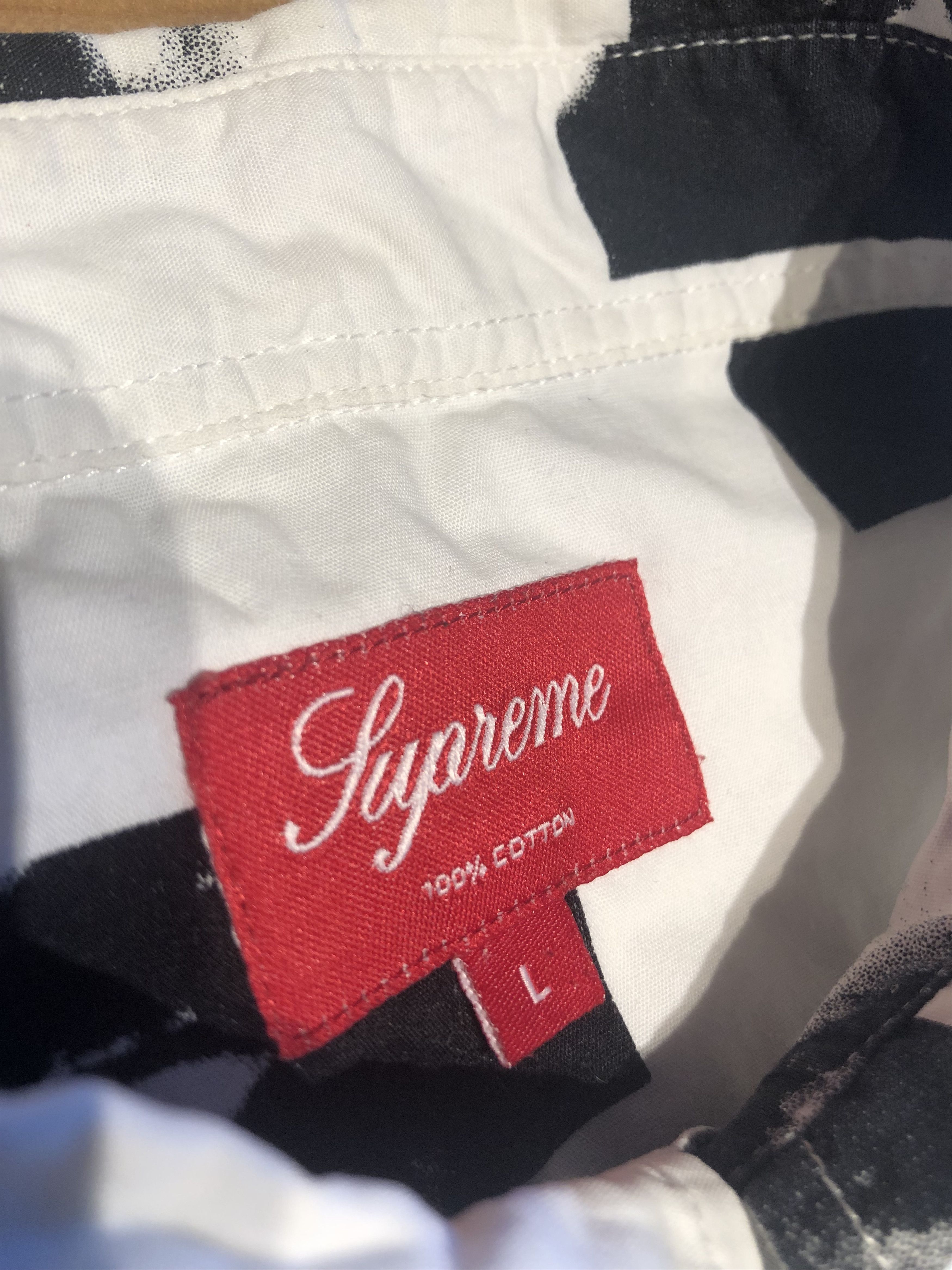 Supreme Eyes Button Up Shirt S/S11 Size US L / EU 52-54 / 3 - 3 Thumbnail
