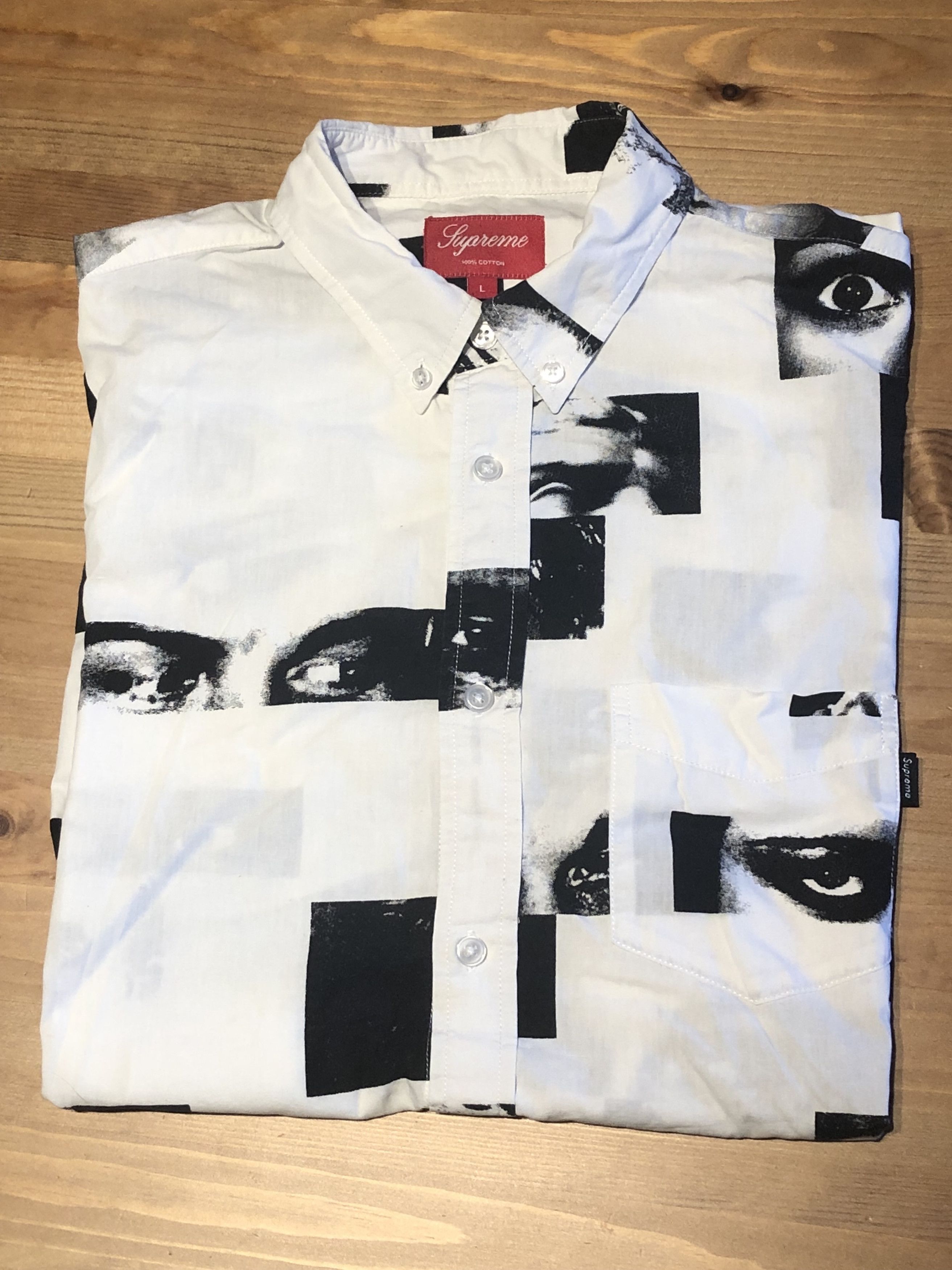 Supreme Eyes Button Up Shirt S/S11 Size US L / EU 52-54 / 3 - 2 Thumbnail