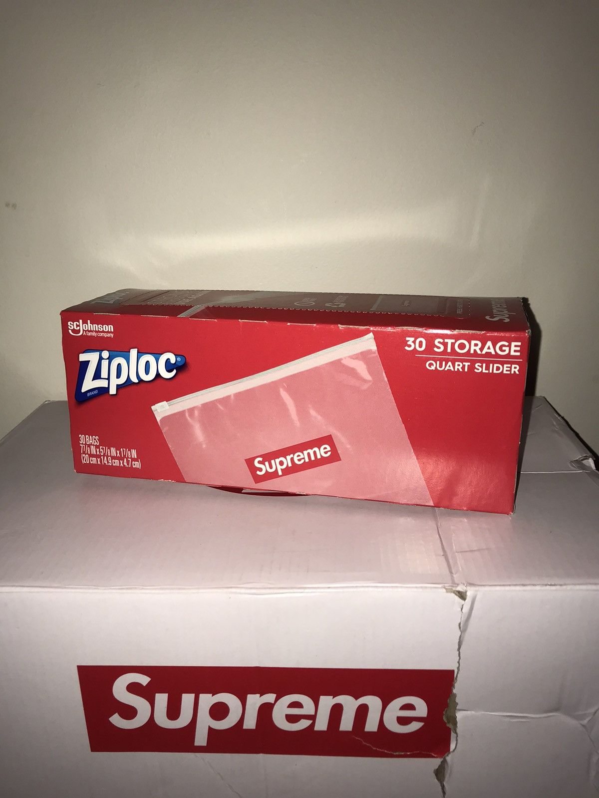 Supreme Supreme ziploc bags (set of 30) Grailed