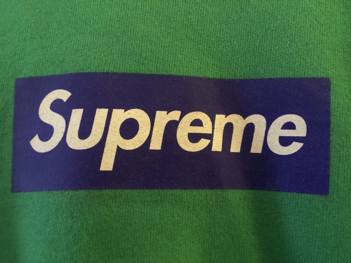 Supreme Supreme 06/07 Purple On Green Screenprint Box Logo